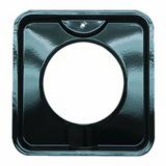 Picture of Gas-Range Drip-Pan Square Black Porcelain