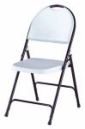 Picture of White Hi-back Fold Chair