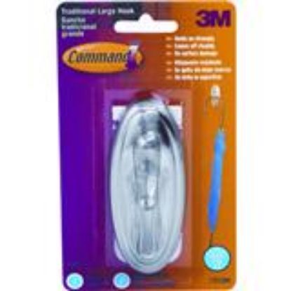 Picture of Adhesive-Mount Brushed-Nickel Hook