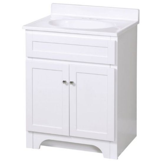 Picture of 24 X 18 VANITY Combination WHITE