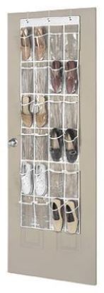 Picture of 24 Pocket Shoe Organize Clear Vinyl Over-The-Door