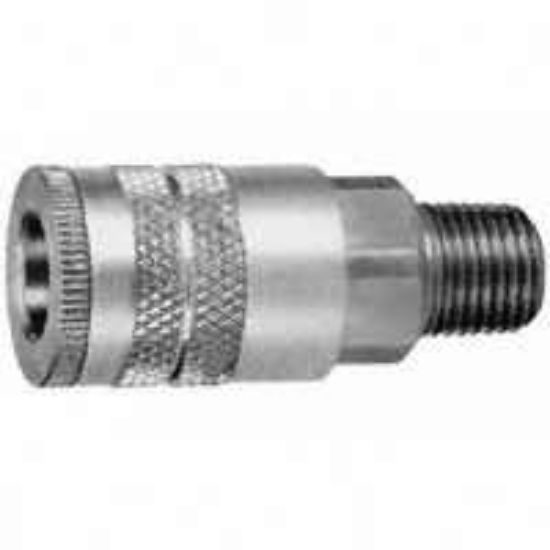 Picture of Tru-flate Industrial (i/m) Air Line Coupler 1/4" Mnpt 300 Psi
