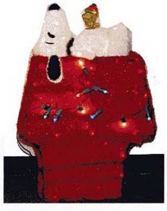 Picture of Lighted Snoopy Sculpture
