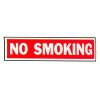 Picture of Sign "No Smoking" 2" x 8" Aluminum Red Letters