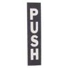 Picture of Push Sign Black 2" x 8"