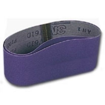 Picture of 761D Resin-Bond-Cloth Sanding-Belt Purple P50Y 3" x 21"