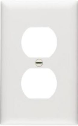 Picture of Duplex-Receptacle White Wall-Plate