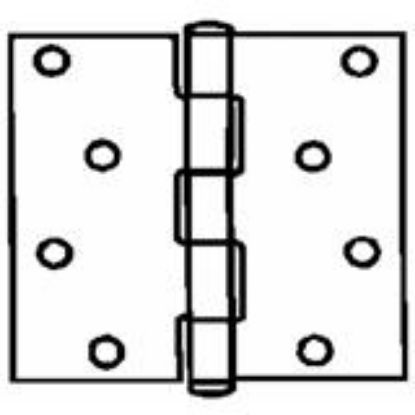 Picture of 3.500" x 3.500" Stainless-steel Door-Hinge