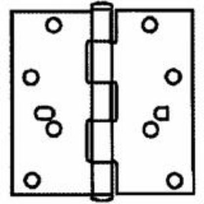 Picture of 4 x 4 Brass Security Stud Door-Hinge