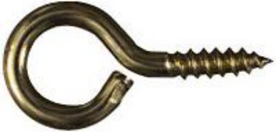 Picture of Screw-eye Brass #12 1-3/16"