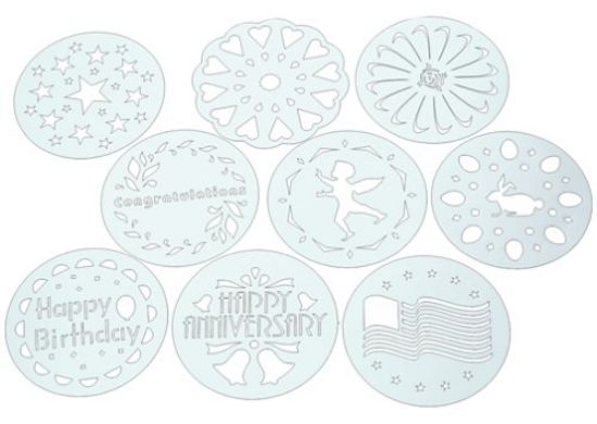 Picture of CAKE STENCIL SET
