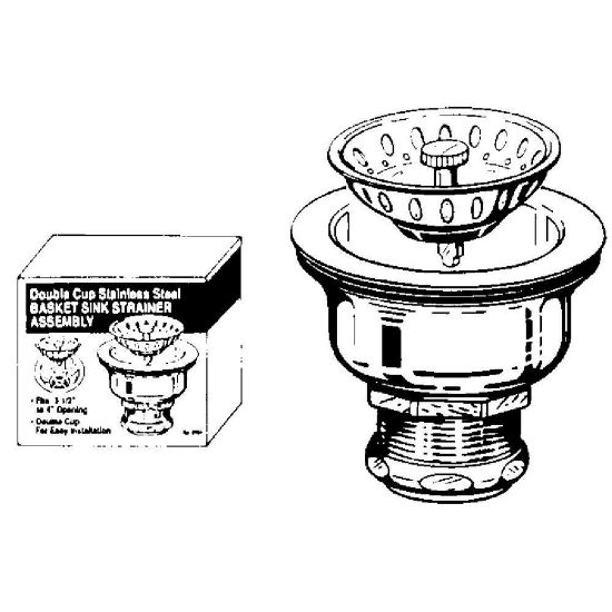 Picture of Deep-Cup Strainer 3-1/2"