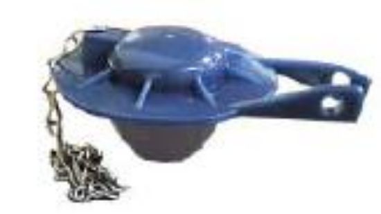 Picture of "ULTRA-BLUE" Toilet-Flapper W/CHAIN