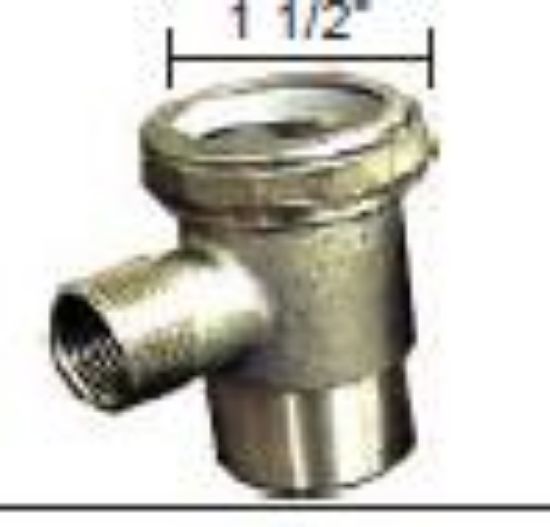 Picture of 1-1/2" Slip-Joint New Style Washing-Machine Tee 3/4 Mpt X 1/2 Fpt