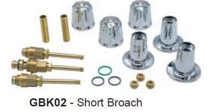 Picture of Shower-Body Rebuild-Kit Short-Broach