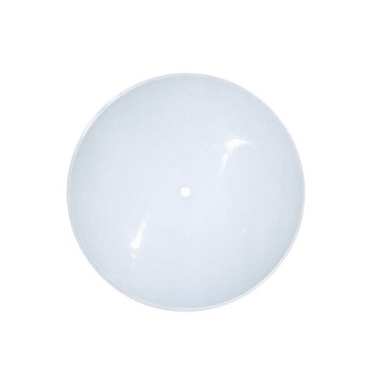 Picture of White Round Bent Glass 13"