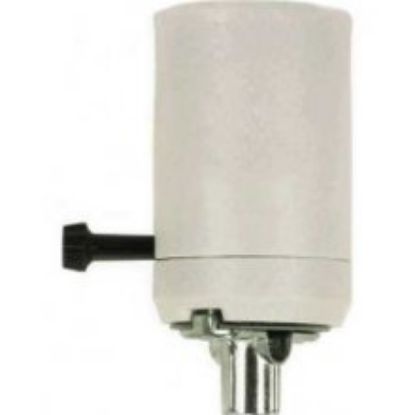 Picture of Porcelain 3-Way Turn-Knob Socket ¼IP Hcky