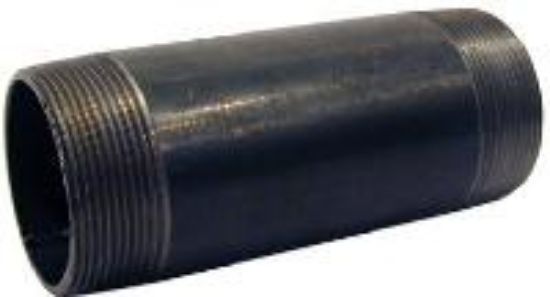 Picture of Black-Steel Pipe-Nipple 1.500" x Close