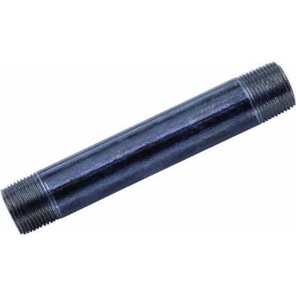 Picture of Black-Steel Pipe-Nipple 2-1/2" x 4-1/2"