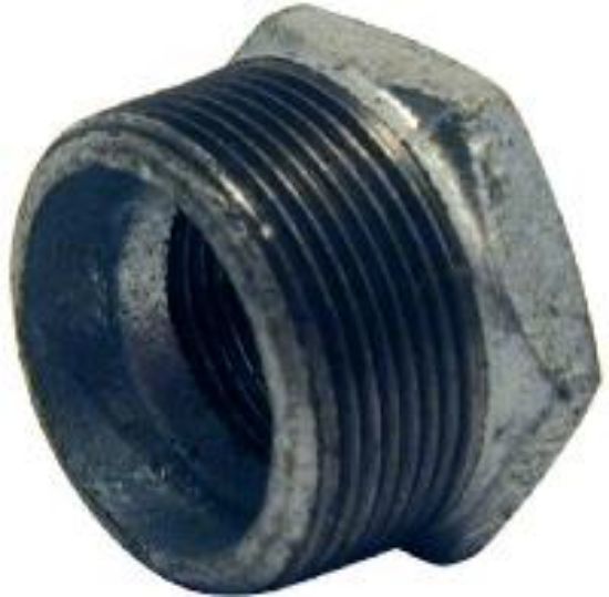 Picture of 1-1/2" X 1 Galvanized Steel Hex-Bushing