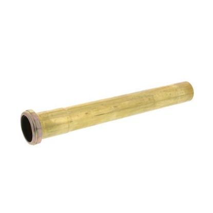Picture of Tubular-brass Slip-joint Extension-tube 17-gauge Rough-brass 1-1/2"