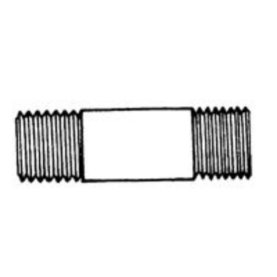 Picture of Pipe-Nipple Chrome-Plated 3/8" x 1-1/2" (Shoulder)