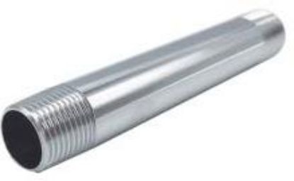 Picture of Pipe-Nipple Chrome-Plated 3/8" x 8"