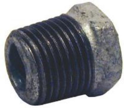 Picture of 1/2" X 1/4 Galvanized Steel Hex-Bushing