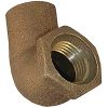 Picture of 1/2" X 3/4" Cxf 90°-Elbow Cast-brass