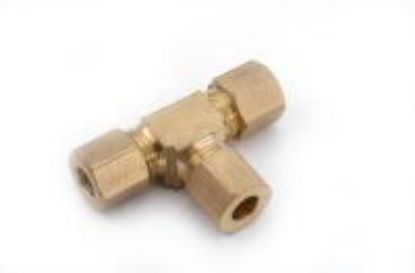 Picture of Compression-tee Brass Cmp X Cmp X Cmp 3/8"