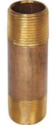 Picture of Pipe-Nipple Red-Brass 2" x 3-1/2"