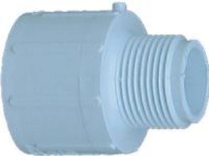 Picture of 1-1/4" x 1 REDUCING Male-Adapter S X MPT Schedule-40 PVC