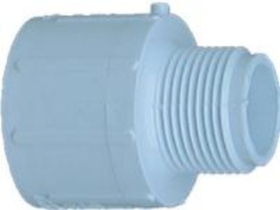 Picture of PVC-Plumbing Schedule-40 2" x 1-1/2" Reducing Male Aadapter MPT x S