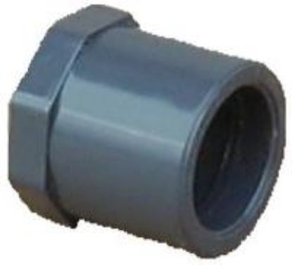 Picture of 1-1/2" x 1/2" REDUCER BUSHING Spigot X S Schedule-40 PVC
