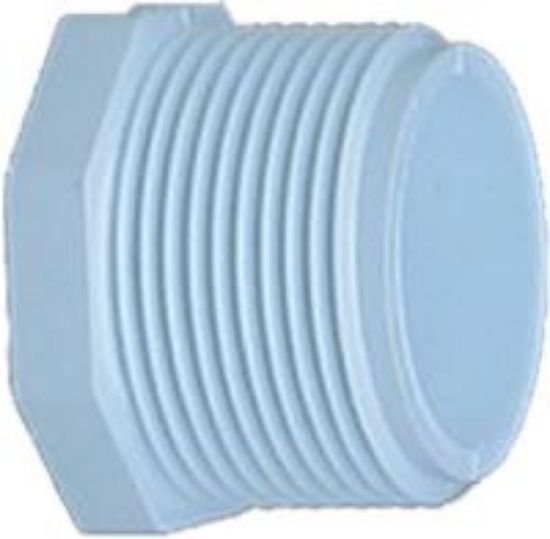 Picture of PVC Schedule-40 Plug MIP 1-1/2"