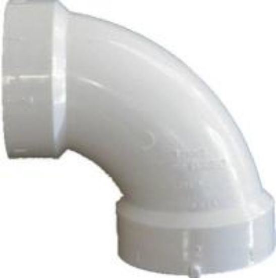 Picture of PVC-Plumbing DWV-Rated 1.25" Quarter-Bend H X H