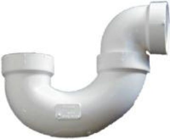 Picture of PVC-Plumbing Schedule-40 DWV-Rated P-Trap 2 W / Solvent-Weld Joint