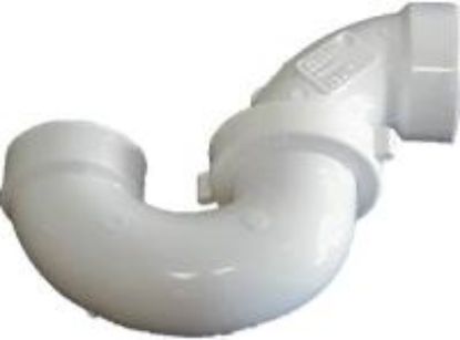 Picture of PVC-Plumbing Schedule-40 DWV-Rated P-Trap 2 H X H With Plastic-Nut Union