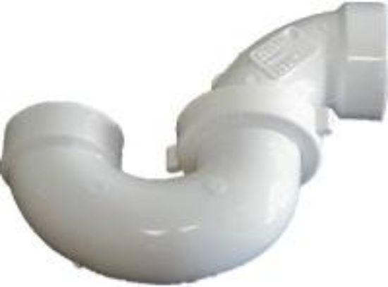 Picture of PVC-Plumbing Schedule-40 DWV-Rated P-Trap 2 H X H With Plastic-Nut Union