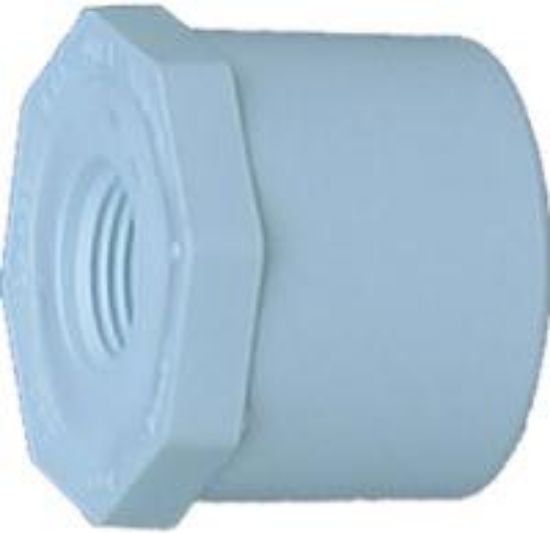 Picture of 1-1/4" x 1/2" REDUCER BUSHING Spigot X FPT Schedule-40 PVC