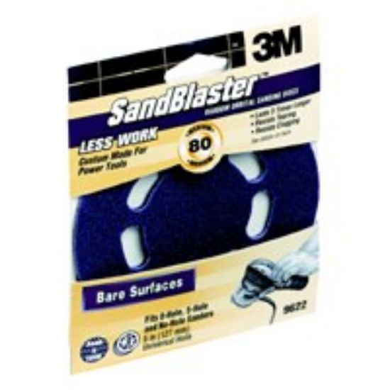 Picture of 9622 Sanding-Disc Hook-&-Loop 5" 80-Grit Universal Hole