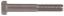 Picture of 327-C Metric Cap-Bolt Stainless-Steel 4mm x 20mm .7 Pitch