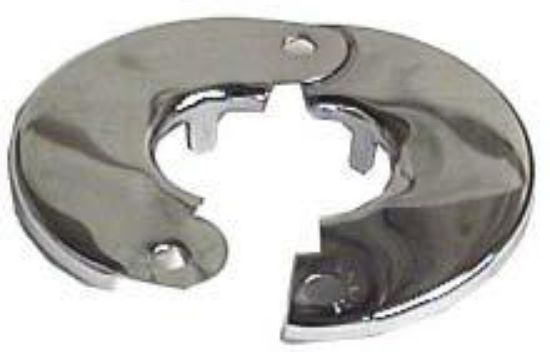 Picture of Pipe-Escutcheon 1/2" Copper Floor-&-Ceiling Less-Spring Chrome-Plated