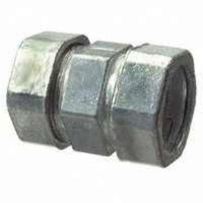 Picture of EMT-Coupling Compression Concrete-Tight Die-Cast-Zinc 3/4"