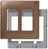 Picture of Copper 2-Gang Plastic Wall-Plate