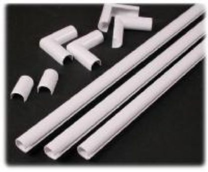 Picture of Cord-Cover Kit Plastic White 8-Piece