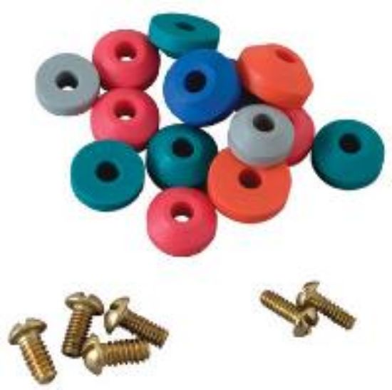 Picture of Beveled-Faucet-Washer Assortment With-Screws 14Pk
