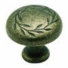Picture of 1-1/4" Brass Leaf-Design Cabinet-Knob