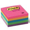 Picture of Post-It Cube 3" x 3" Assorted Neon 390 Sheets