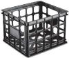 Picture of Black Dairy-style Storage Crate 15-3/4" X 13-3/4" X 10-1/2"